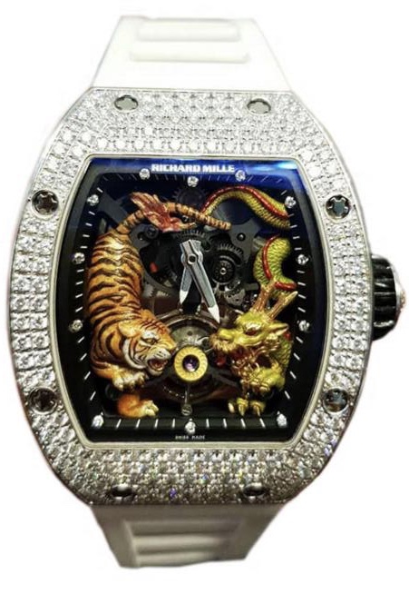 Richard Mille RM 51-01 Tiger and Dragon - Michelle Yeoh Tourbillon Watch replica